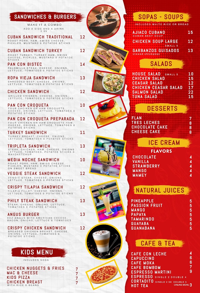 Menu Morenas Latin Bar & Grill-1